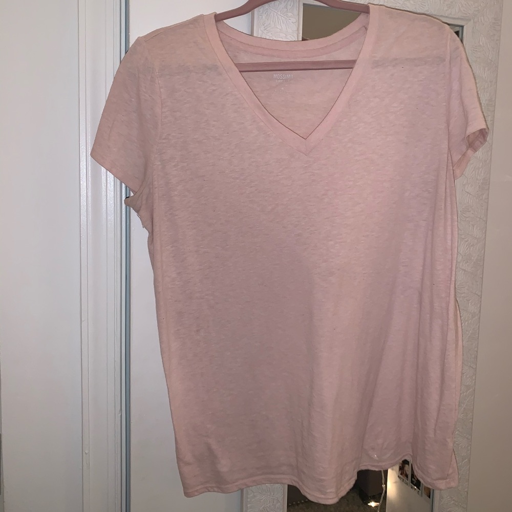 Pink Vneck T-shirt